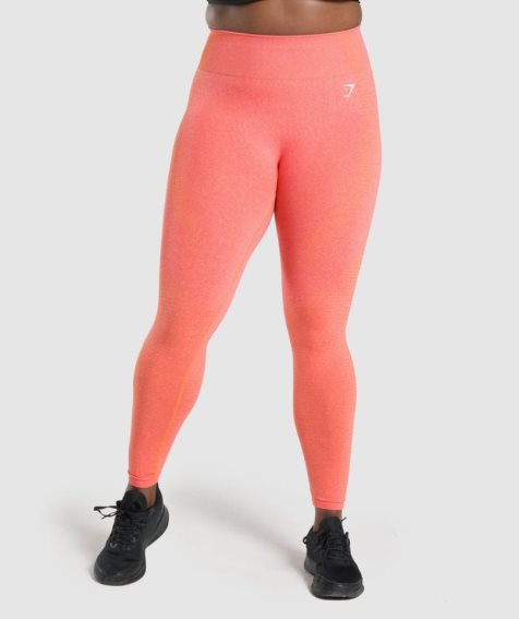 Women's Gymshark Vital Seamless 2.0 Leggings Orange | CA 710N6D